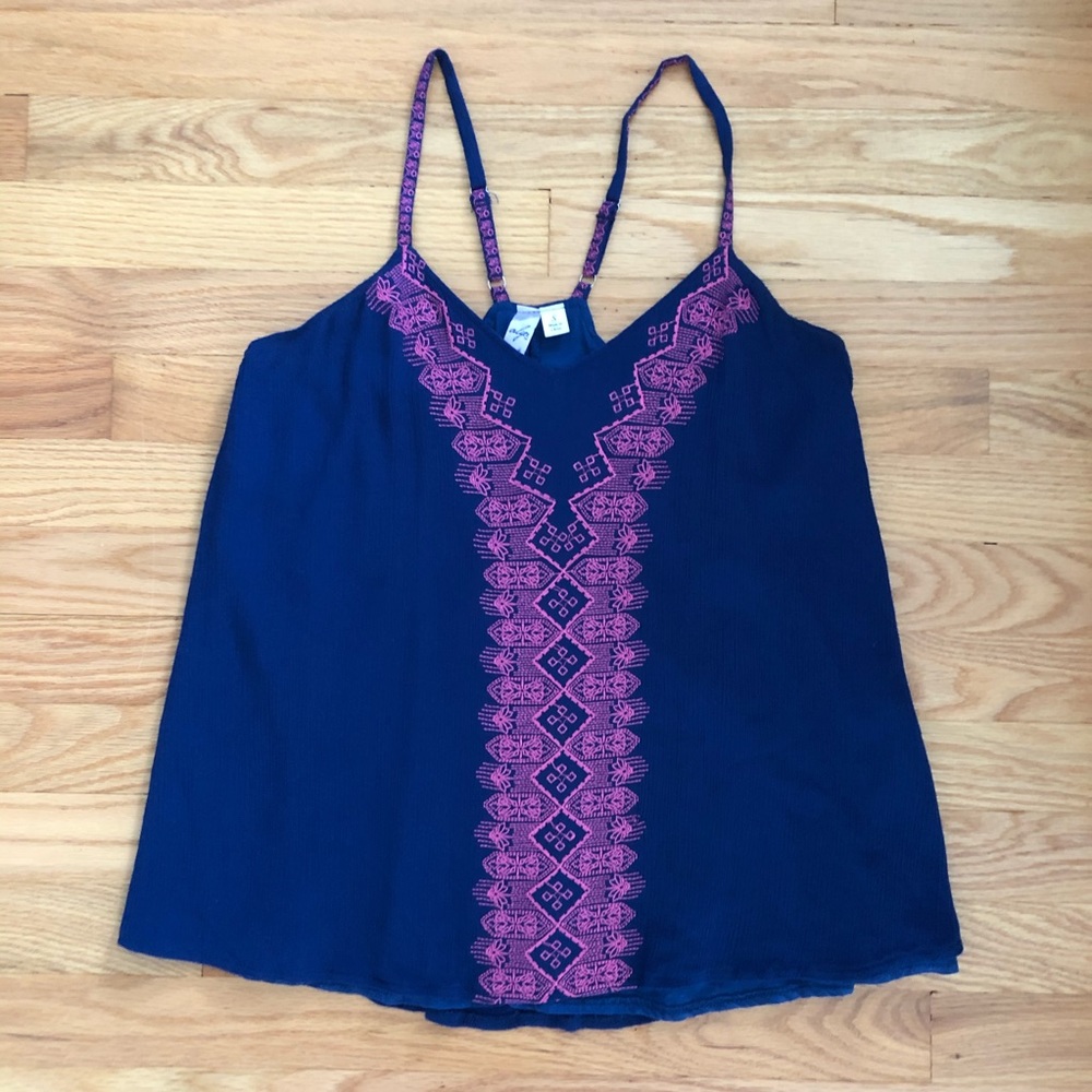 Francesca’s | Embroidered Tank Top - Picture 8 of 11